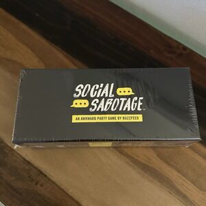 Social Sabotage Party Game by BuzzFeed New Awkward Social Media Challenge Game